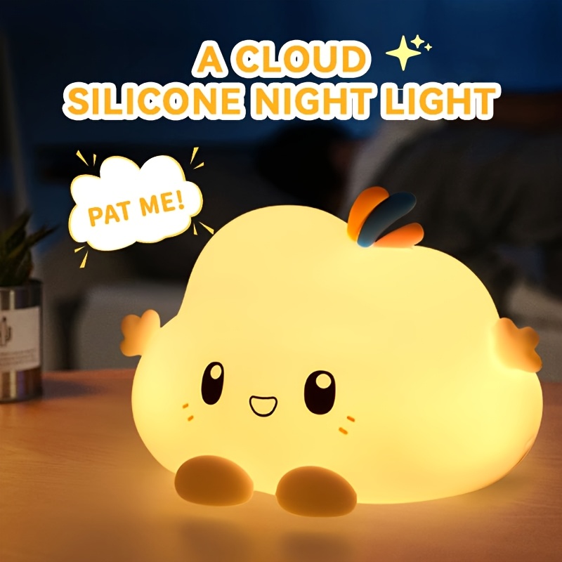 Lighting Table Decor - Luz noturna em nuvem, escurecimento com