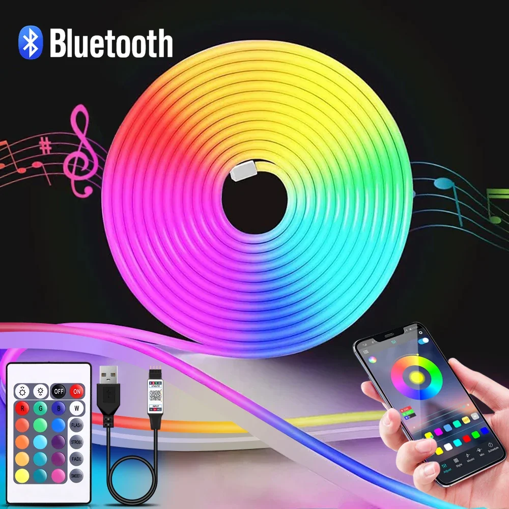 Lighting Design Decor - 1-5m rgb led neon luz de