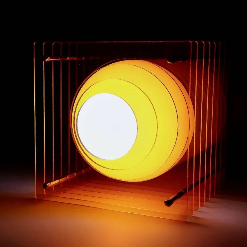 Diy acrílico mil camadas lâmpa - Lighting Design Decor avaliação e preço