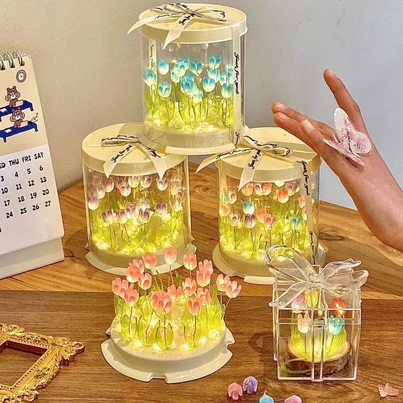 Diy tulipa lâmpada simulação f - Lighting Table Decor avaliação e preço