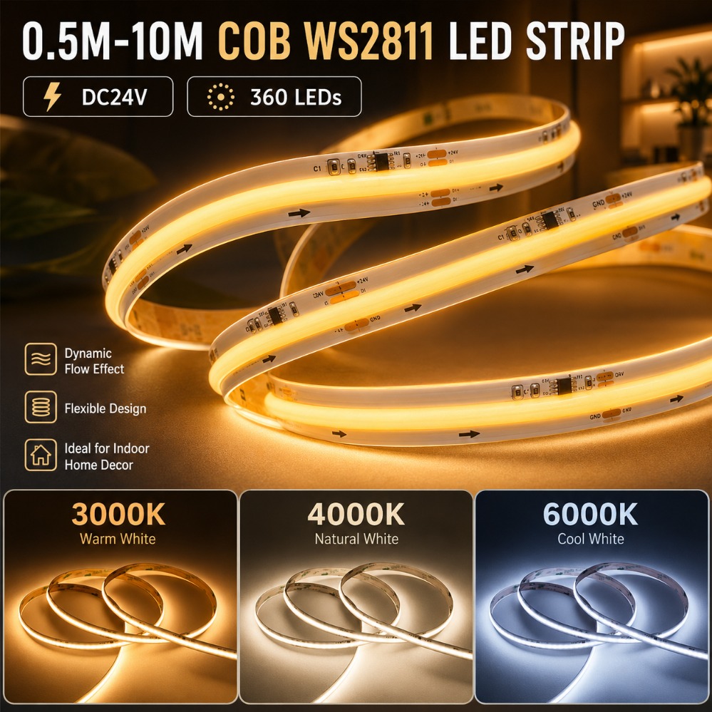 Fita de LED COB WS2811 Endereç - Decor Lighting Address avaliação e preço