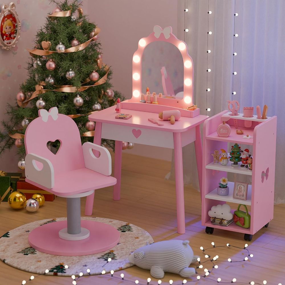 Conjunto de Penteadeira Rosa p - Furniture Lighting & Decor Magazine avaliação e preço