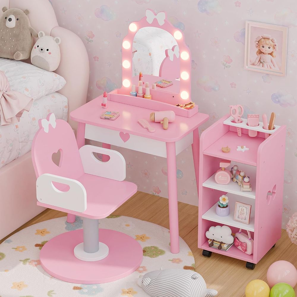Conjunto de Penteadeira Rosa p - Furniture Lighting & Decor Magazine avaliação e preço