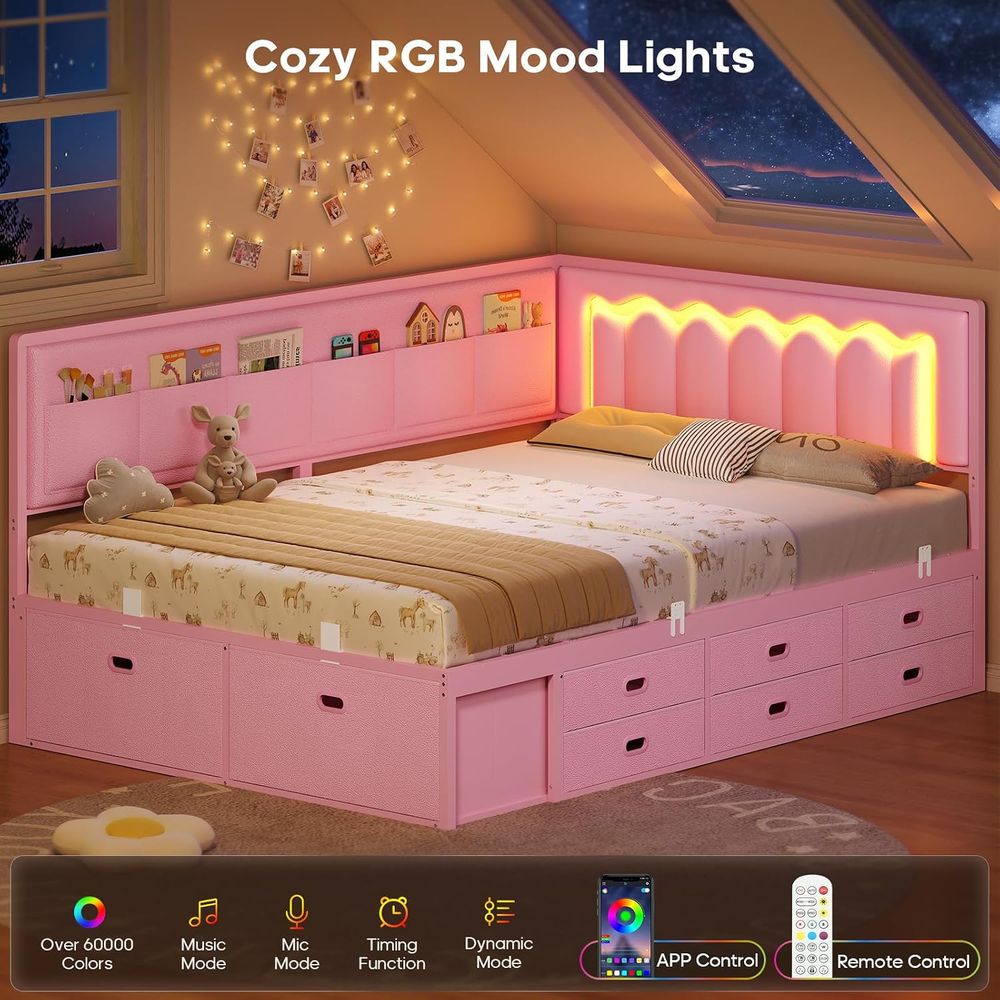 Cama ADORNEVE com 8 gavetas de - Furniture Lighting & Decor Magazine avaliação e preço
