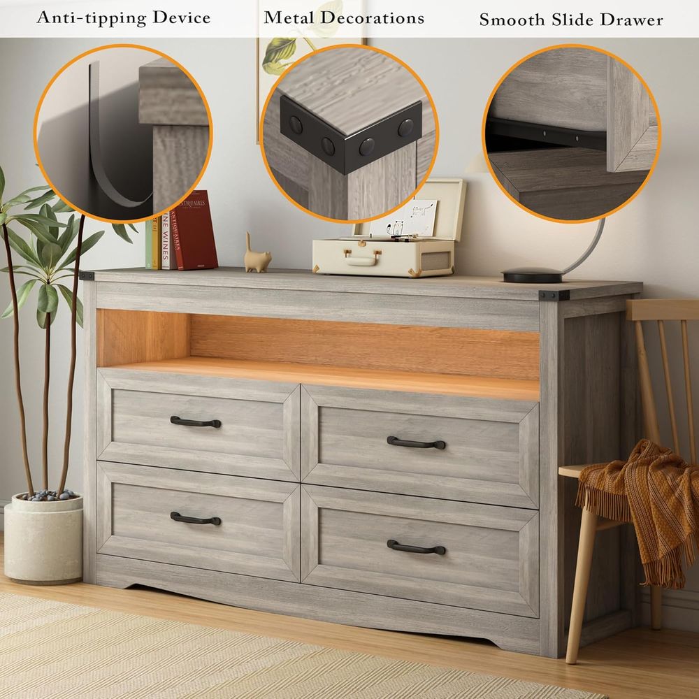 Cômoda Cinza para Quarto, Cômo - Furniture Lighting & Decor Magazine avaliação e preço