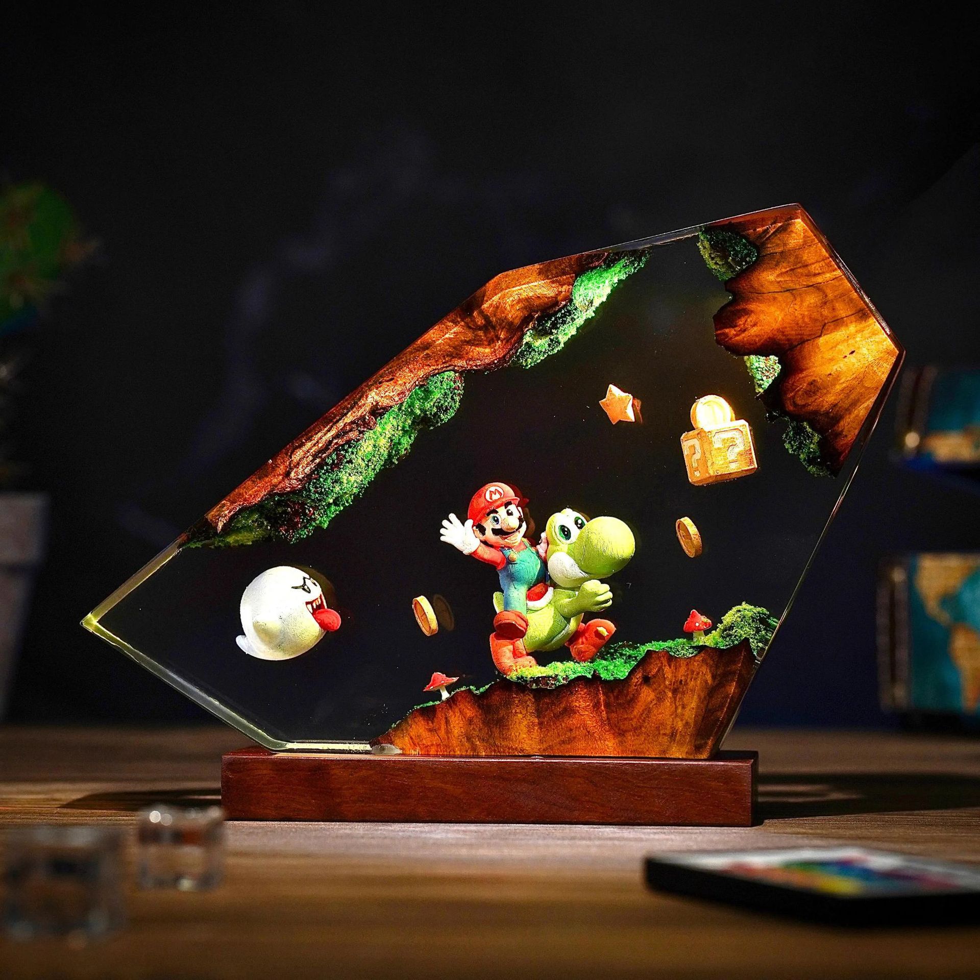 Luminária de Mesa em Resina co - Lighting Table Decor avaliação e preço