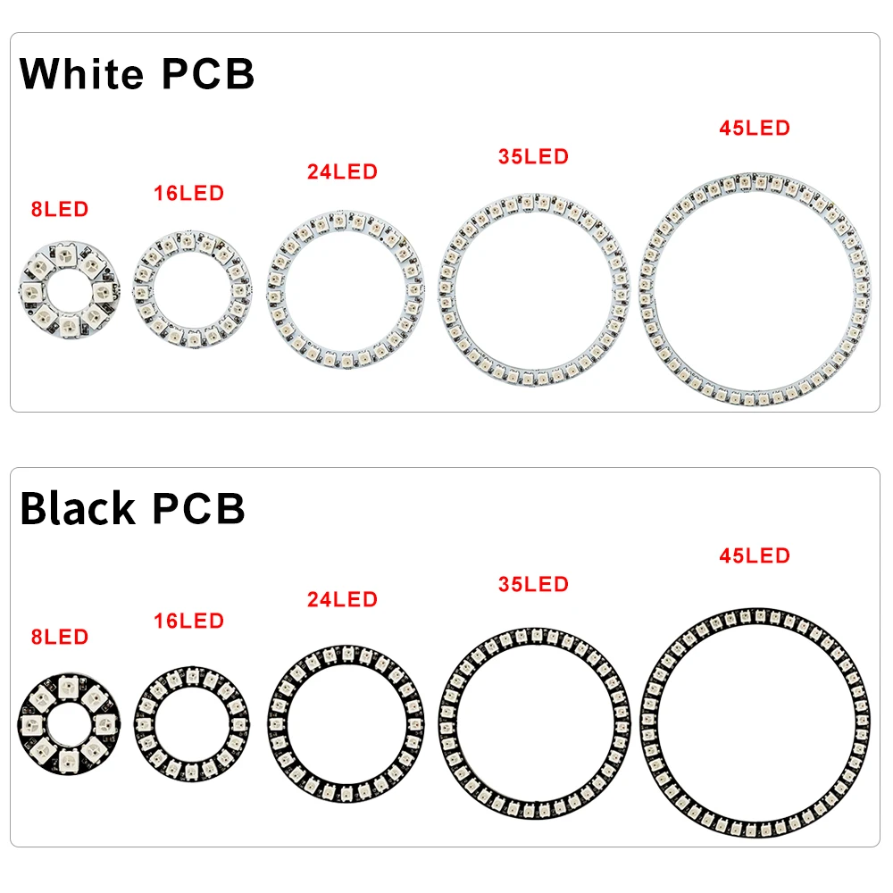 Luz de Anel LED RGB WS2812B En - Decor Lighting Address avaliação e preço