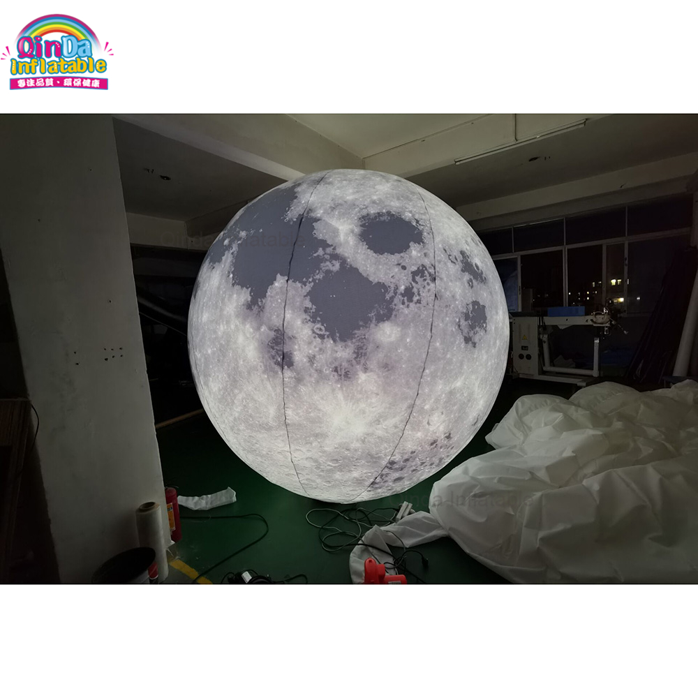 Lua inflável gigante decorativ - Lighting Decor Rentals avaliação e preço