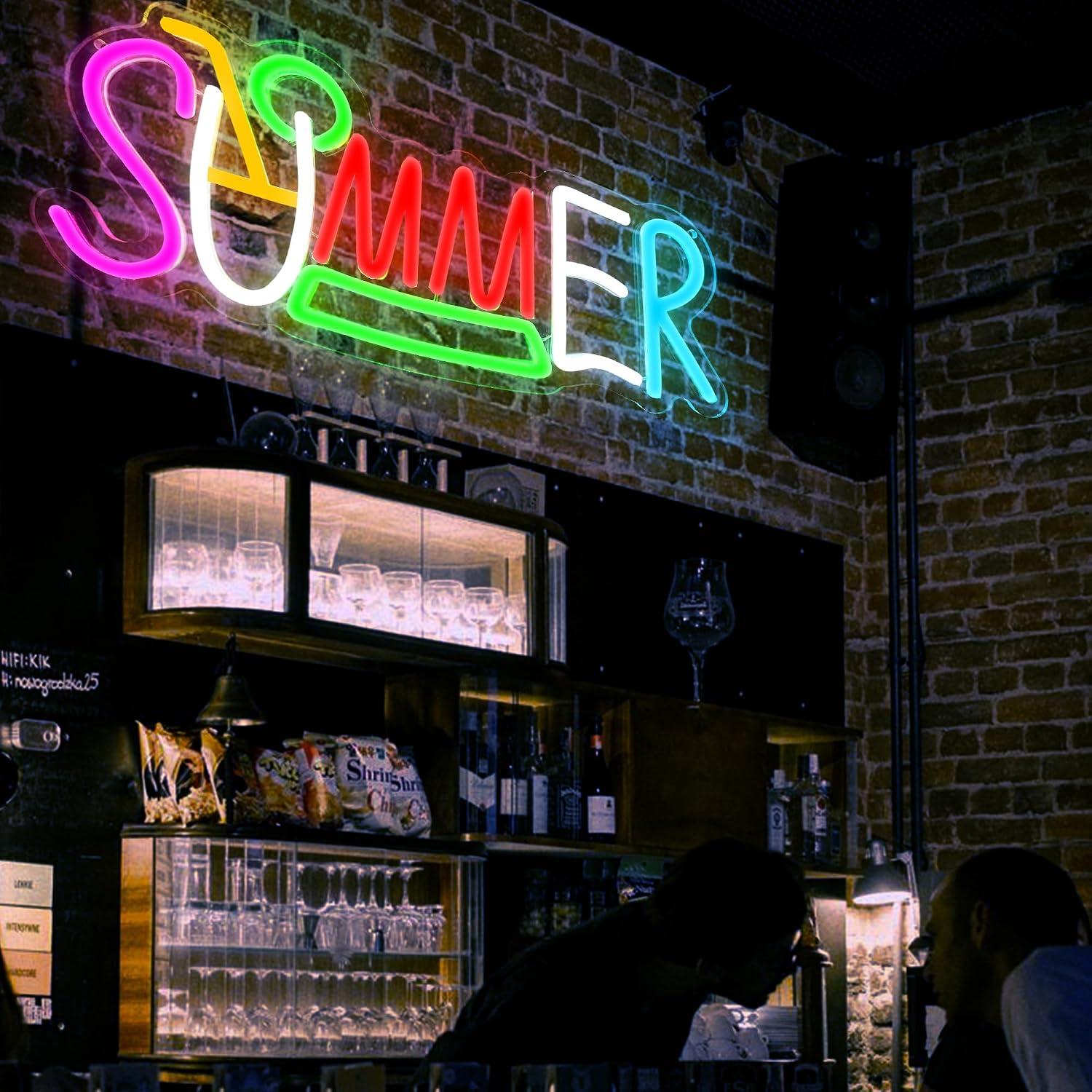 Letreiro Neon de Verão com Luz - Lighting Decor Rentals avaliação e preço