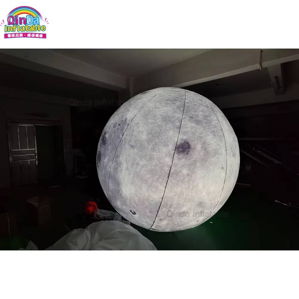 Lua inflável gigante decorativ - Lighting Decor Rentals avaliação e preço