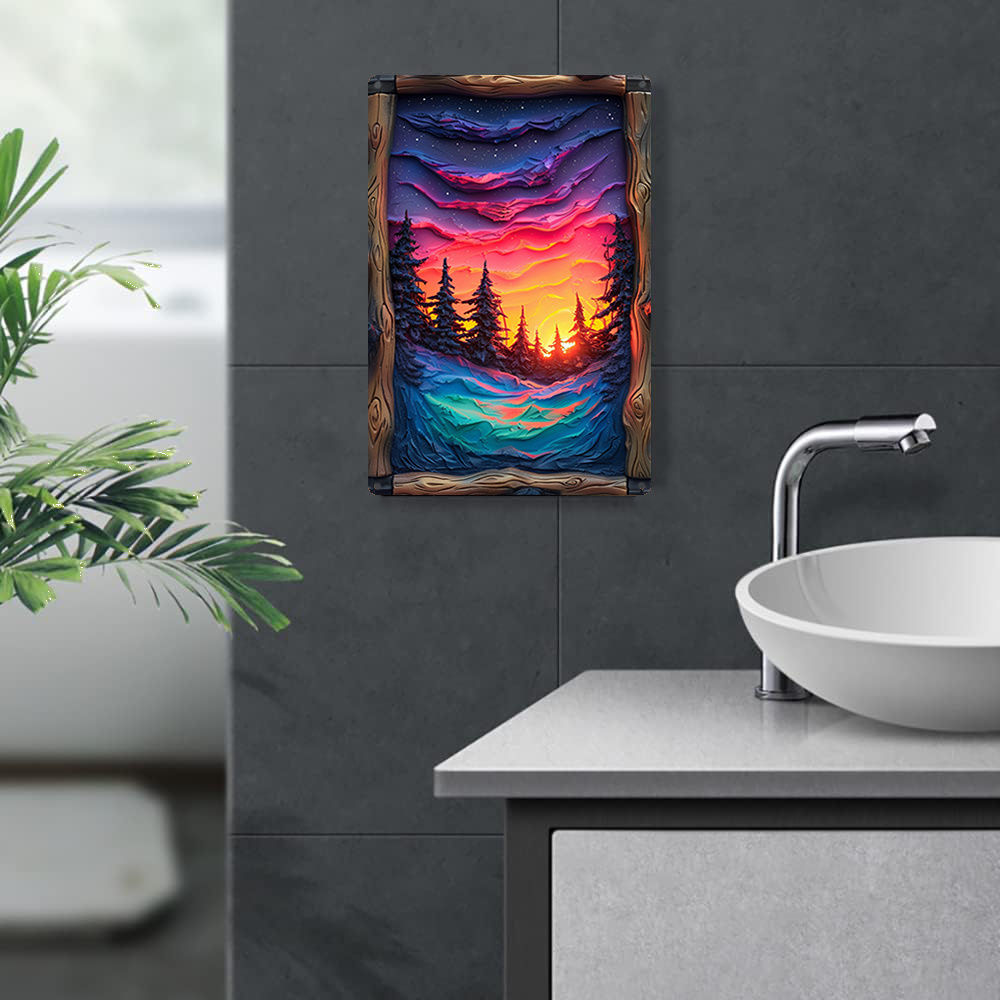 Peça de arte Northern Lights,  - Bathroom Lighting Decor Ideas avaliação e preço