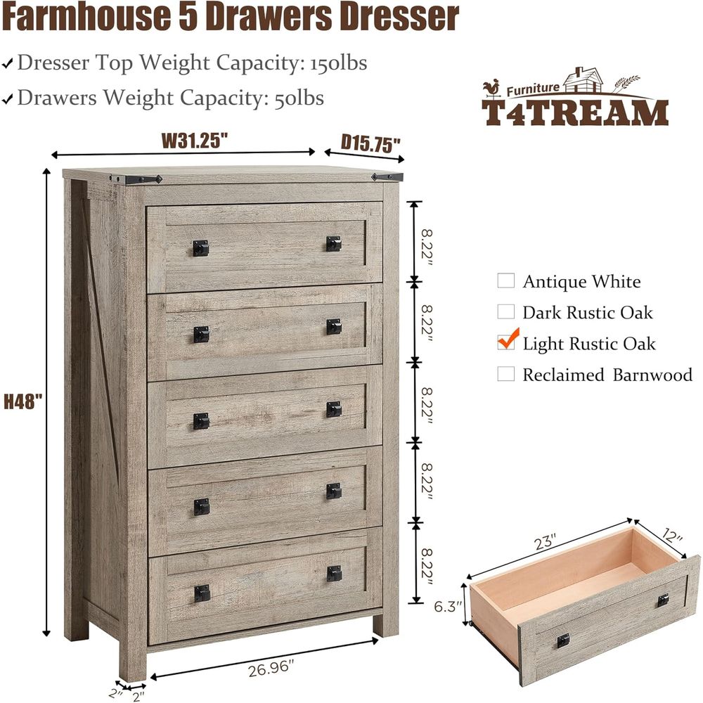 Armário de 5 Gavetas para Quar - Furniture Lighting & Decor Magazine avaliação e preço